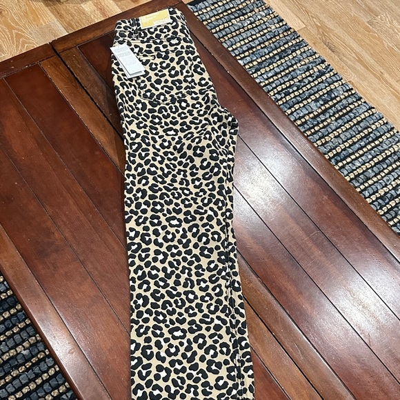 Michael Kors Denim - Michael Kors Leopard Print Ankle Jeans